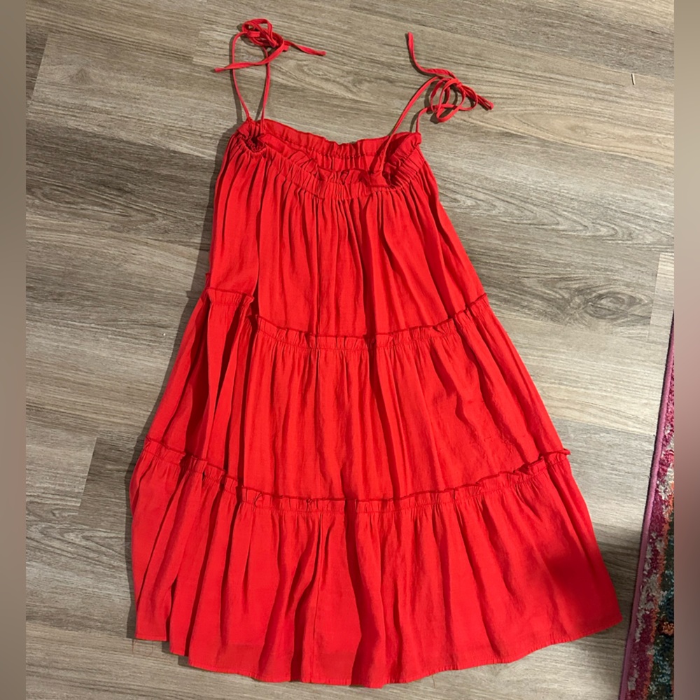 SHEIN Bold Red Dress